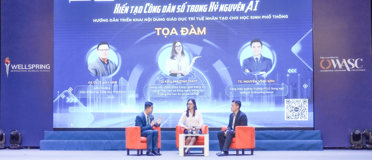 Trường Wellspring kiến tạo công dân số trong kỷ nguyên AI: Ưu tiên hàng đầu là an toàn không gian mạng cho học sinh