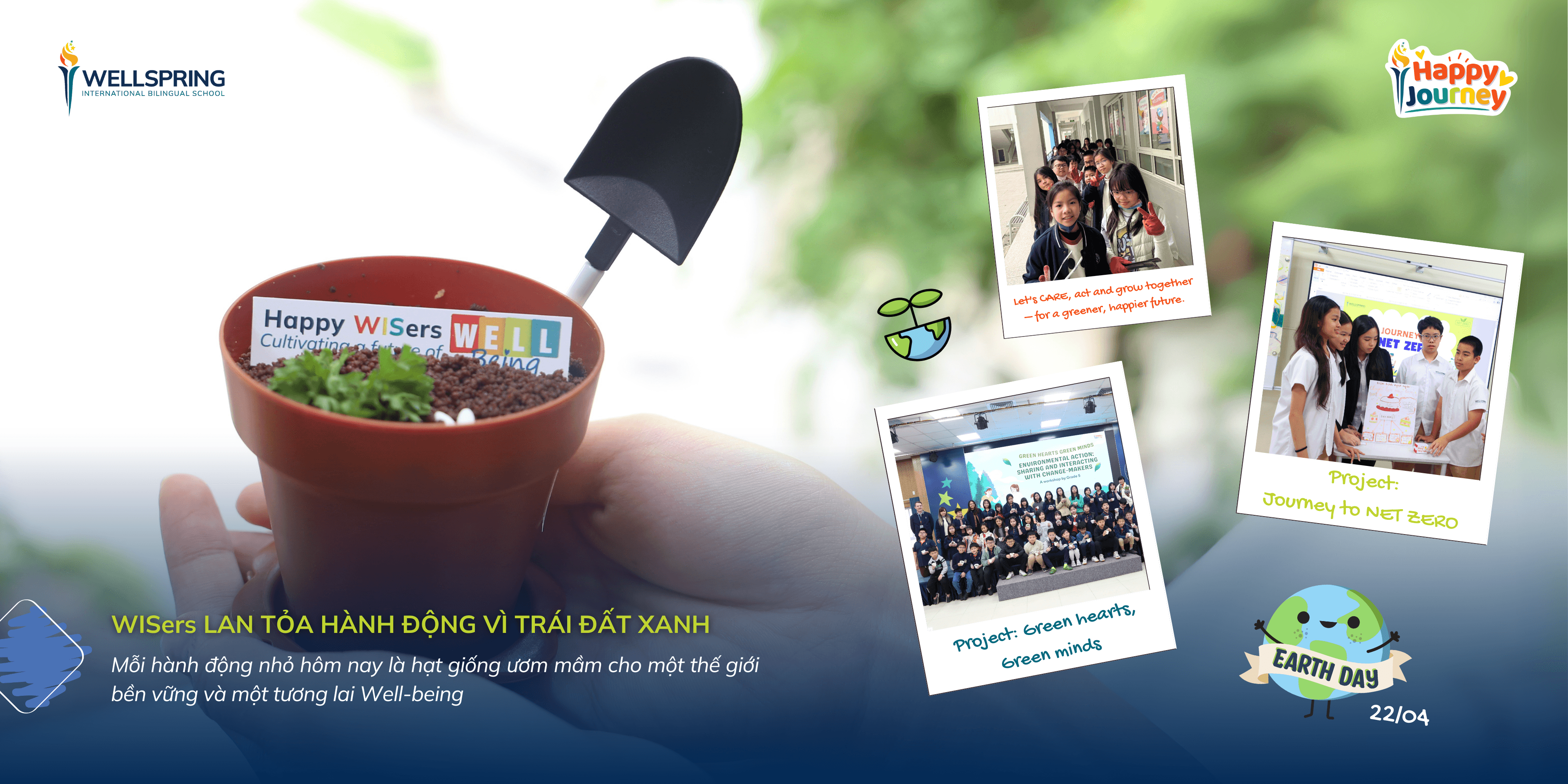 WISers quan tâm tới "hành tinh xanh" và lan tỏa hành động vì trái đất bền vững - Hưởng ứng Ngày Trái Đất 22/4 