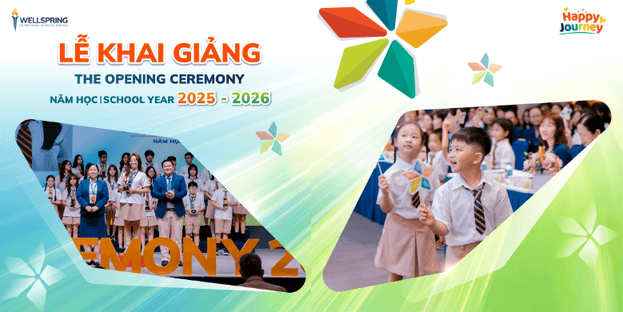 Lễ Khai giảng đầy cảm hứng tại Wellspring Saigon – Đồng hành cùng kỷ niệm 80 năm thành lập Bộ Quốc gia Giáo dục​