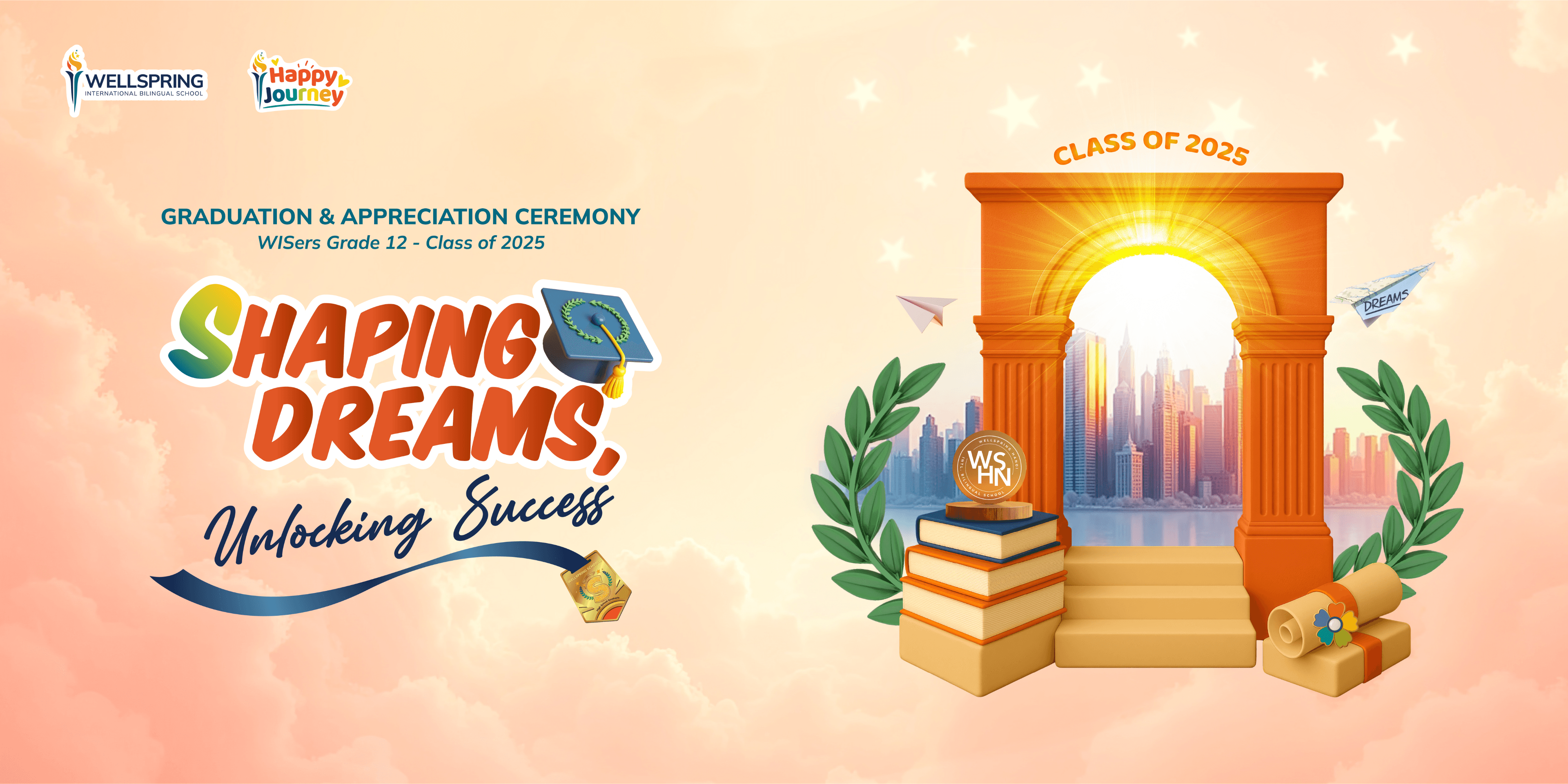  Lễ tri ân và Trưởng thành của WISers Khối 12: Shaping Dreams, Unlocking Success