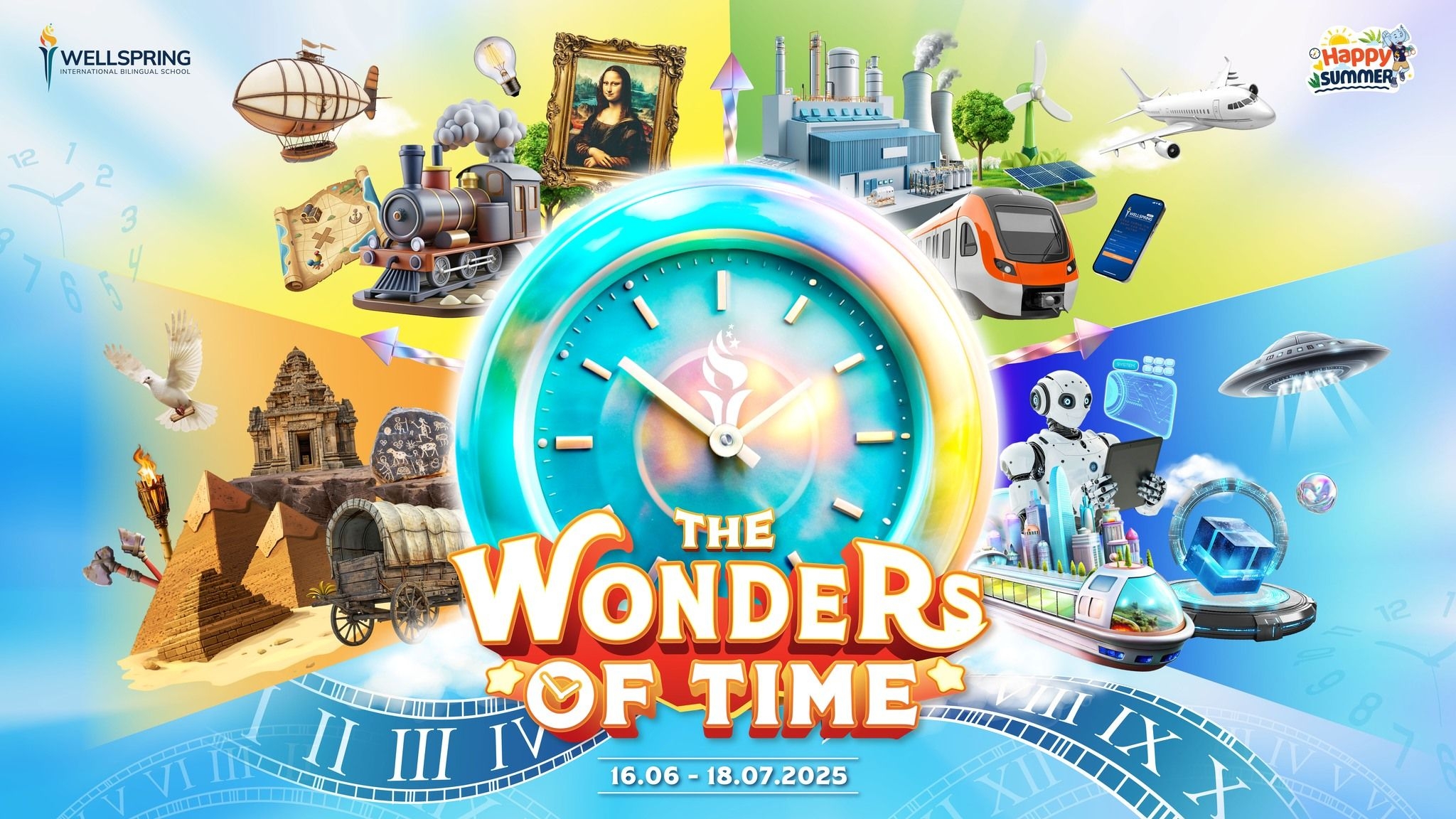 Sẵn sàng cho mùa Hè bùng nổ cùng Trại Hè Đột Phá Happy Summer 2025: "The Wonders of Time"