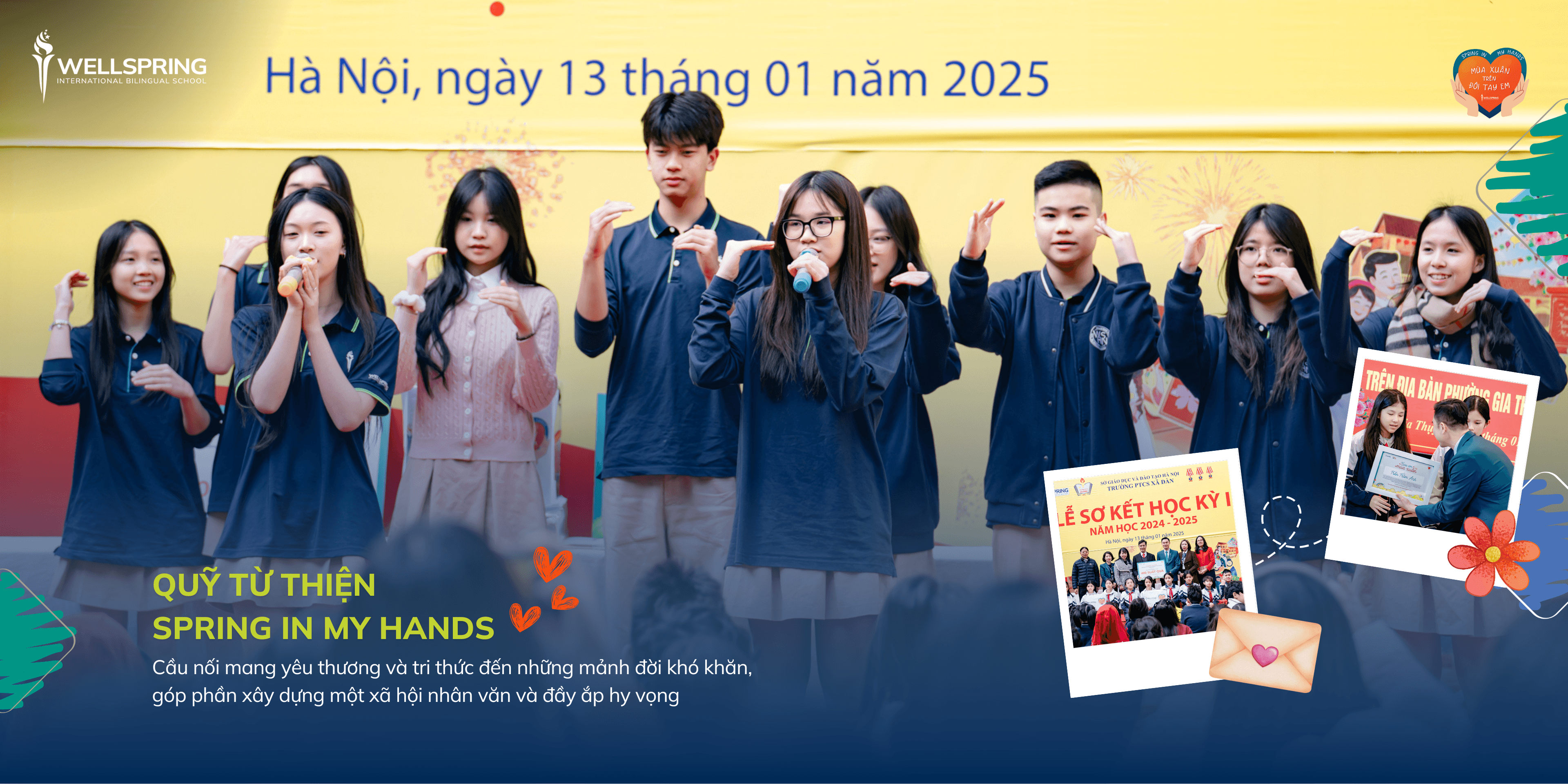 Cùng Wellspring Hanoi lan toả và trao gửi mùa xuân yêu thương đến Cộng đồng nhân dịp đầu năm mới Ất Tỵ 2025