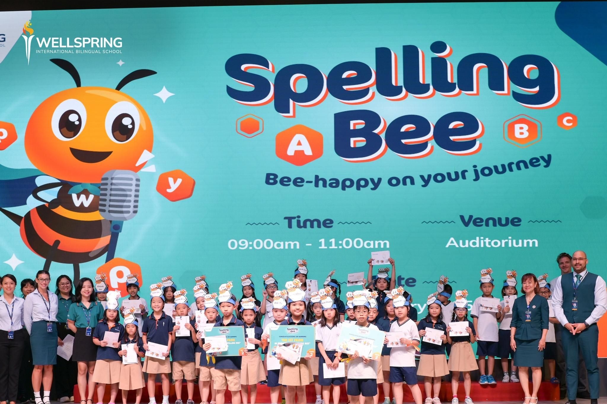 “WISers ong chăm chỉ” tỏa sáng tại cuộc thi đánh vần tiếng anh - Spelling Bee 2025