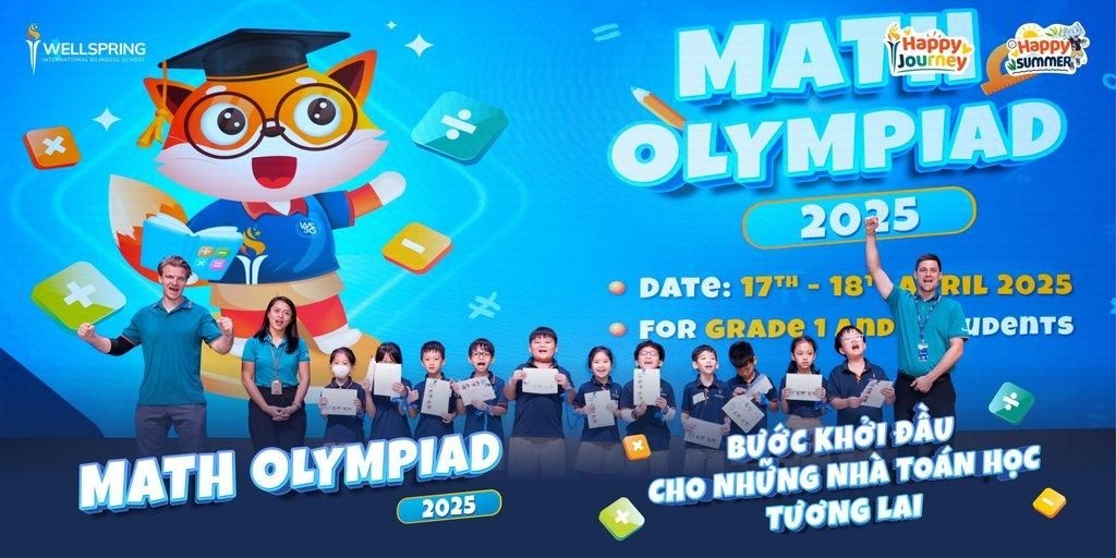 Math Olympiad 2025 - Bước khởi đầu cho những nhà toán học tương lai