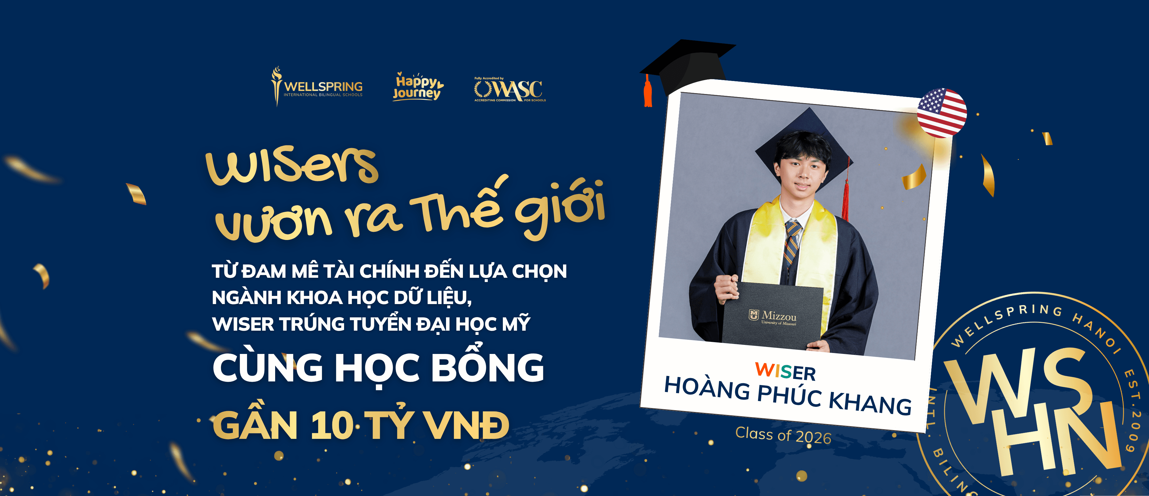 WISer tự học lập trình, trúng tuyển loạt đại học Mỹ với học bổng gần 10 tỷ đồng
