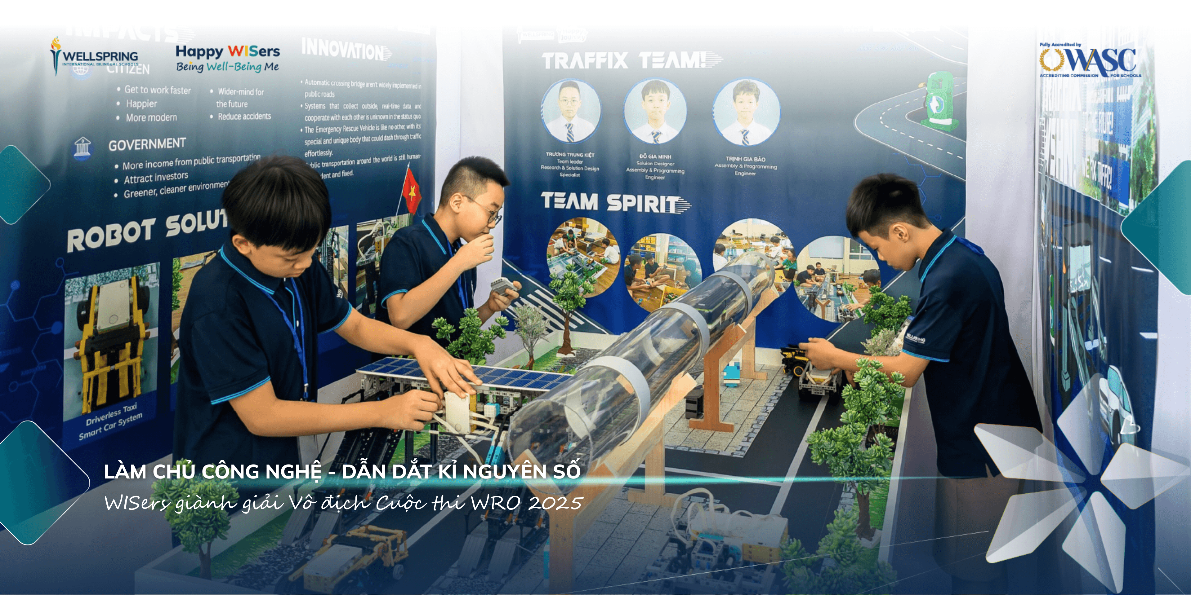 Mindful_WISers: Hành trình làm chủ công nghệ - Từ lớp học Robotics đến Giải Vô địch WRO 2025