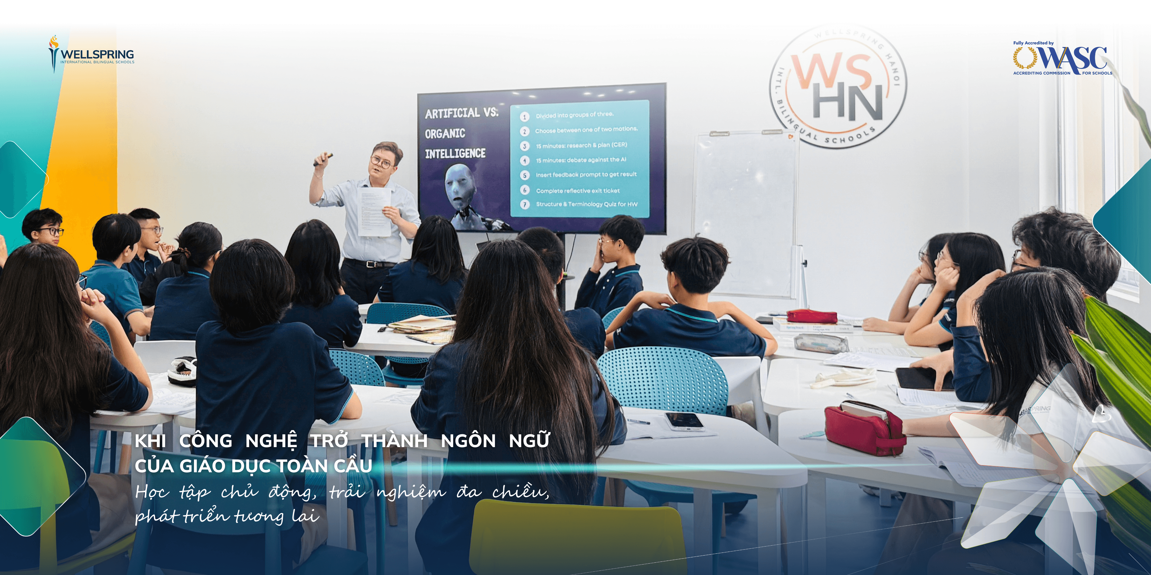 Ứng dụng công nghệ trong giảng dạy: Từ lớp học công nghệ tương lai đến hành trình chinh phục công nghệ trong kỷ nguyên số